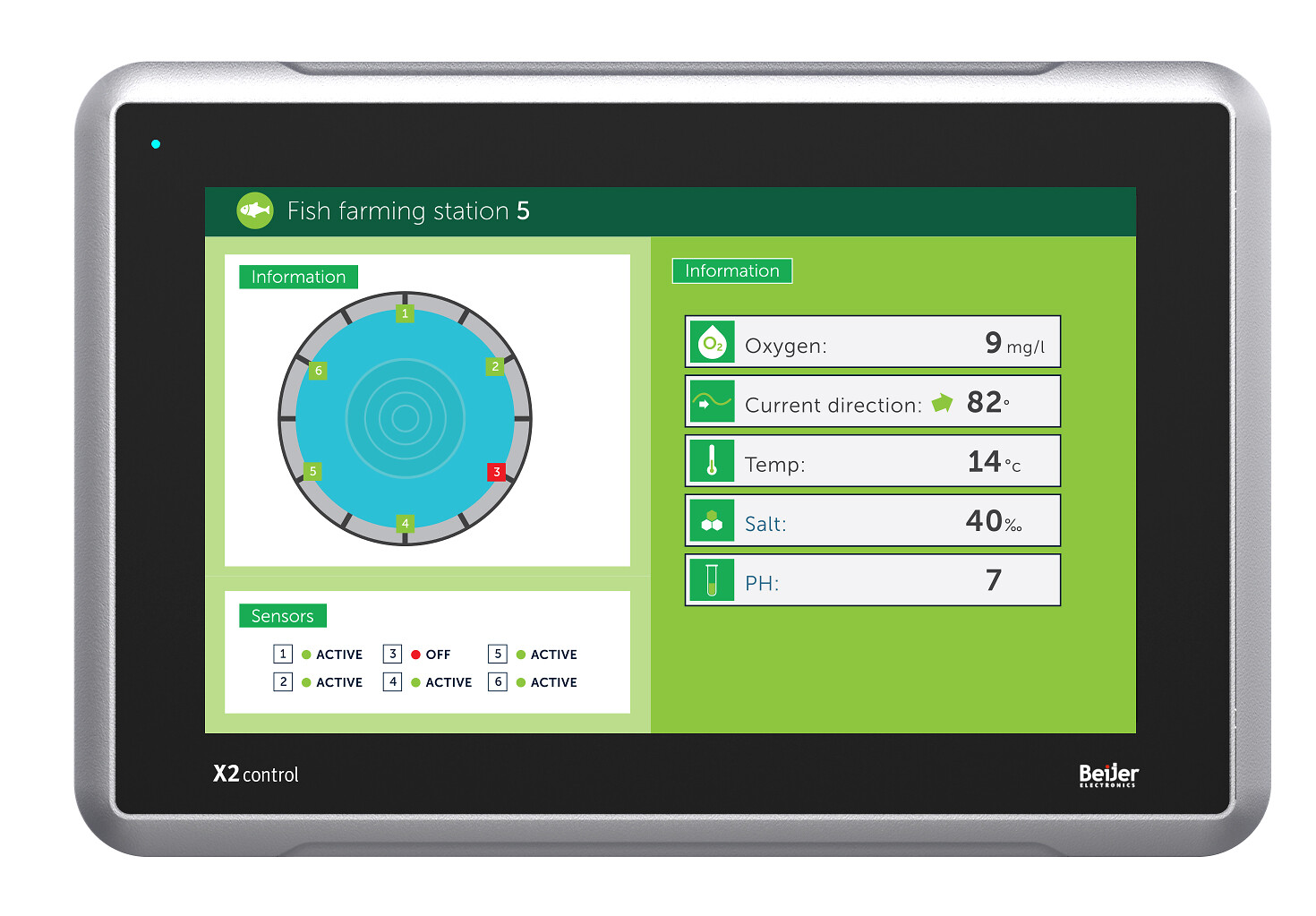 Operointipääte X2 control 10 iX Runtime Codesys 10.1" TFT-LCD kosketusnäyttö