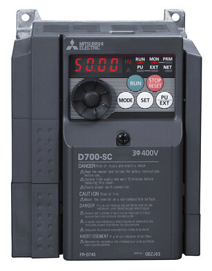 Taajuusmuuttaja FR-D740-012SC-EC 3x400VAC  1.2A  0.4kW IP20