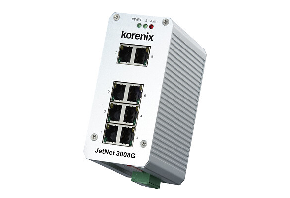 Ethernet kytkin Gigabit JetNet 3008G 8 porttia