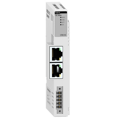 Väylänode MODBUS TCP / EtherNet IP Light 256/256 bytes, 10/100 Mbps, 2 x RJ45