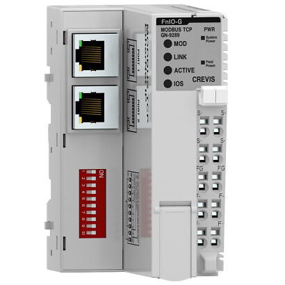 Väylänode MODBUS TCP / EtherNet IP tuki, 100 Mbps, 2xRJ45