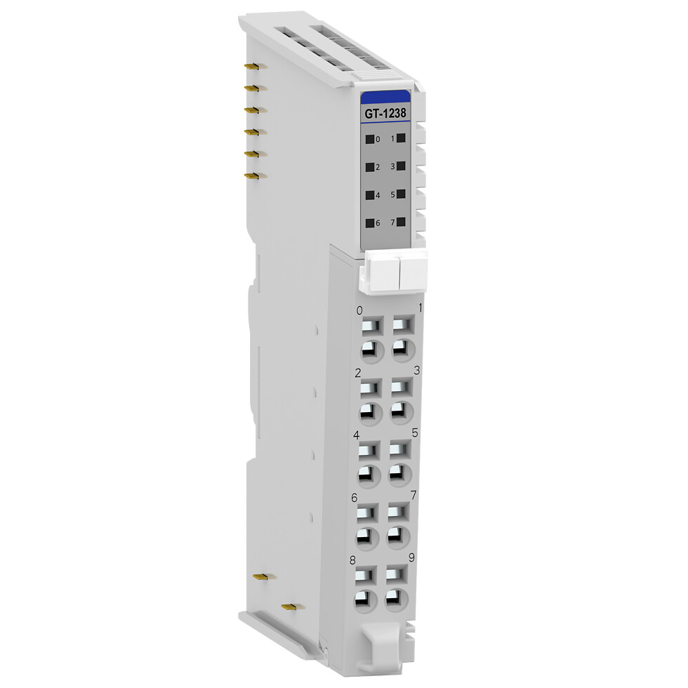 Tulomoduuli DI 8PTs, Universal (Sink / Source), 24VDC, 10RTB