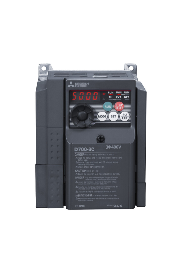 Taajuusmuuttaja FR-D720-2.2K 3x200VAC  10.0A  2.2kW IP20