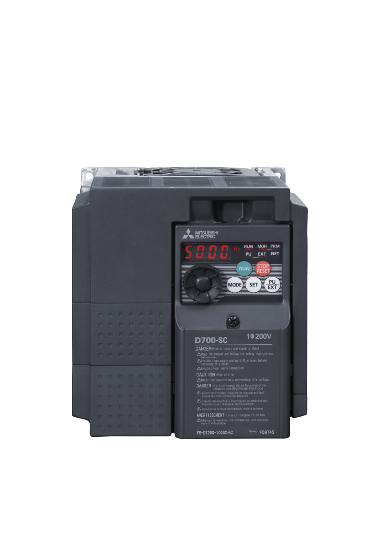 Taajuusmuuttaja FR-D720S-100SC-EC 1x230VAC  10.0A  2.2kW IP20