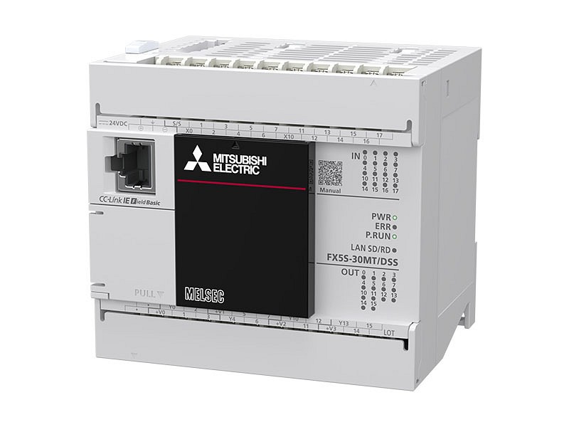 FX5S-30MT/DSS perusyksikkö 16 tuloa 24 VDC 14 transistorilähtöä DC-syöttö