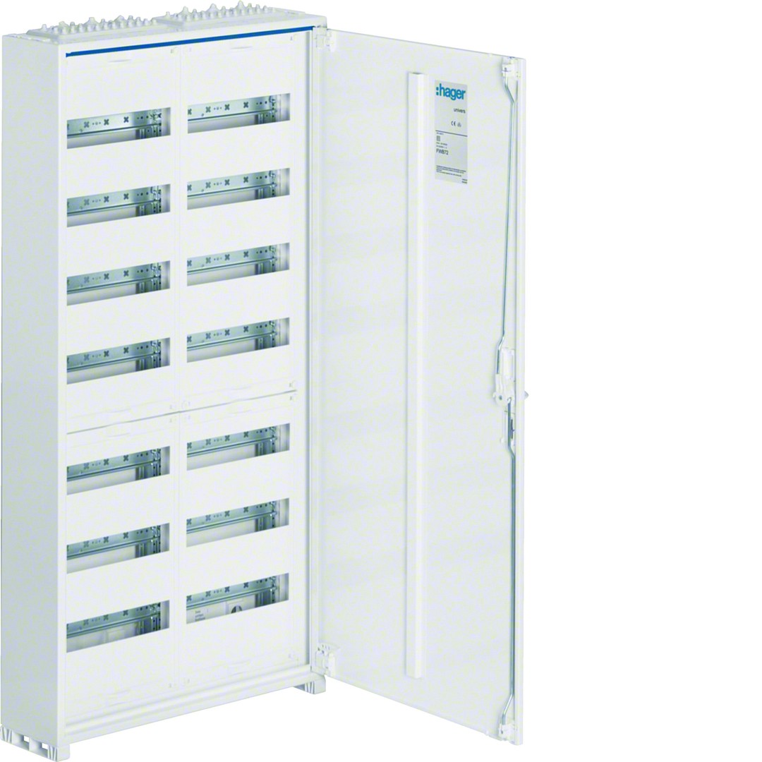 Jaotuskilp FWB Univers, pinnap., 168 moodulit, PE/N, IP44