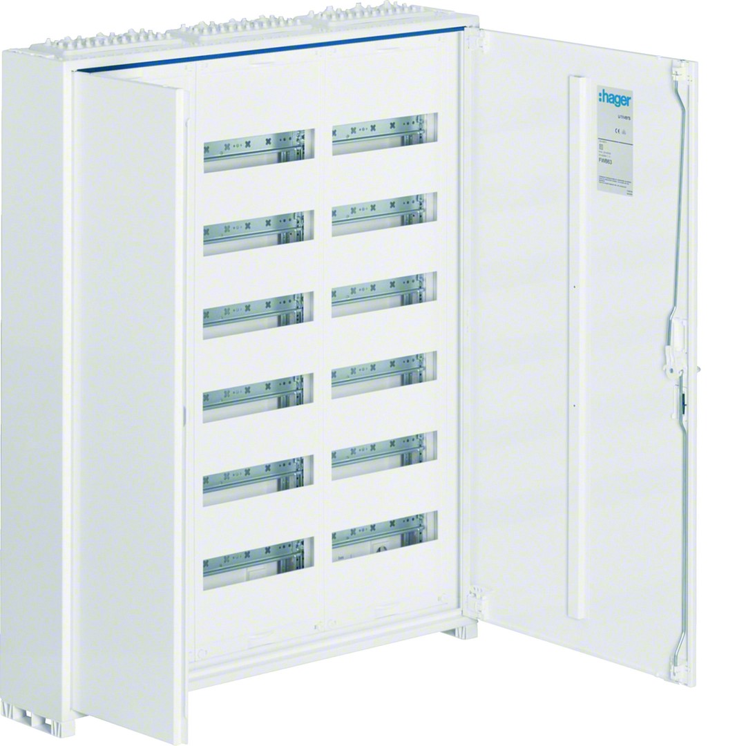 Jaotuskilp FWB Univers, pinnap., 216 moodulit, PE/N, IP44