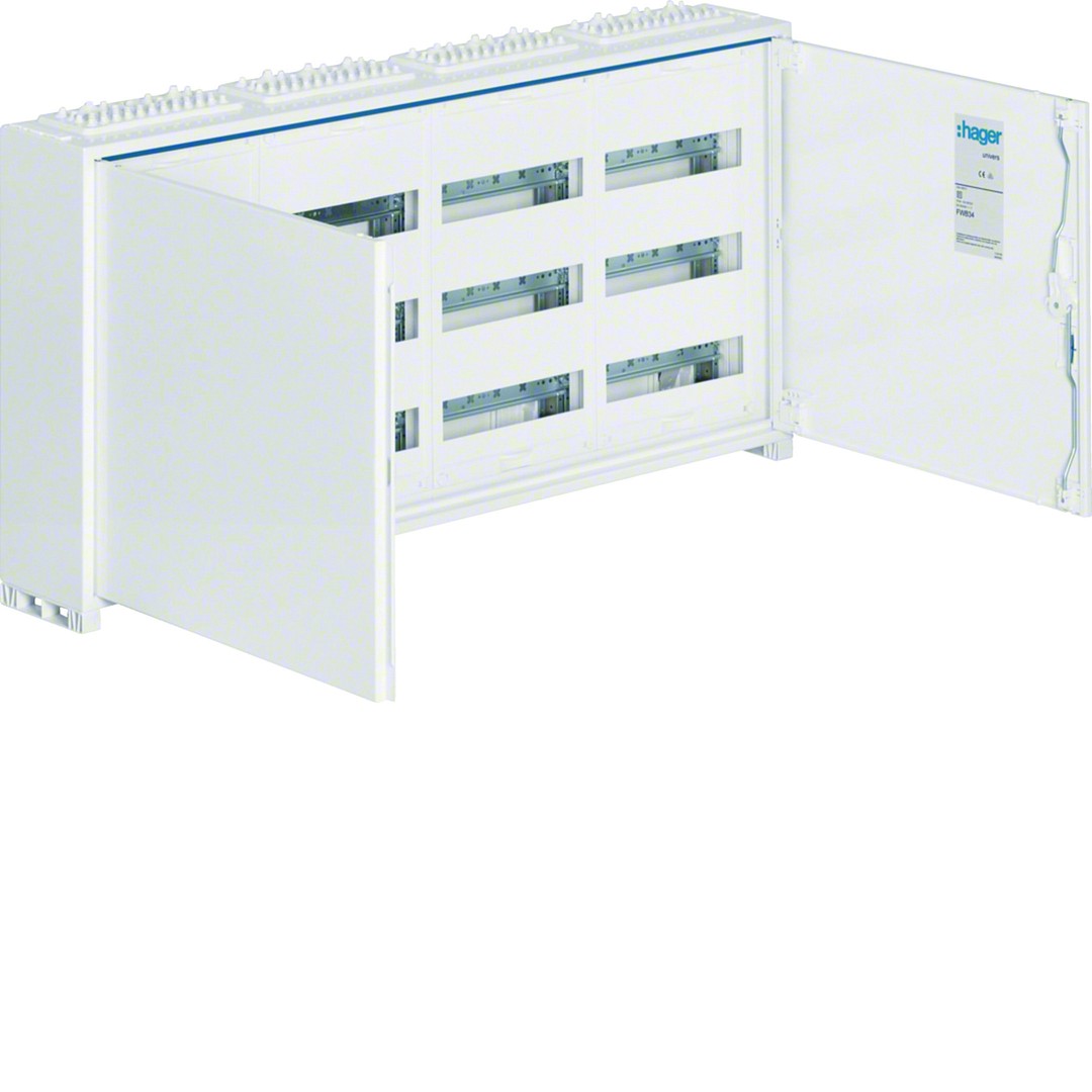 Jaotuskilp FWB Univers, pinnap., 144 moodulit, PE/N, IP44