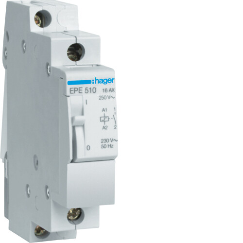 Impulssrelee 16A, 1NO, 230V (230VAC/110VDC), 1 moodul
