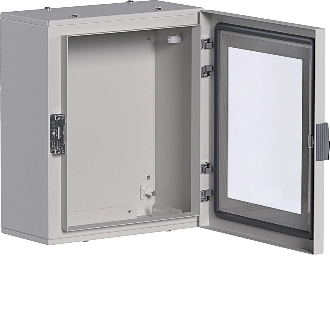 Jaotuskilp Orion Plus, aknaga, 350x300x160 mm, metall, IP65