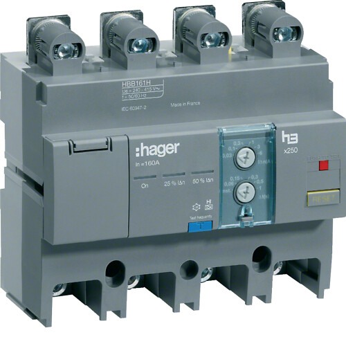 RVK x250, 4P, 160A, (0,03/0,1/0,3/1/3/6 A), reguleeritav