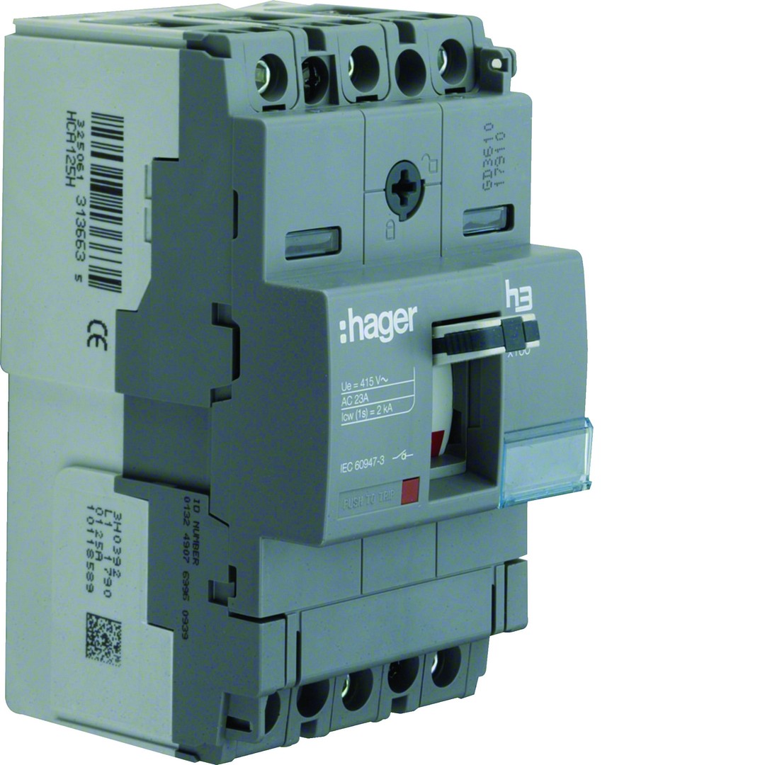 Koormuslüliti x160, 3P, 160A, 18kA, AC22A/AC23A