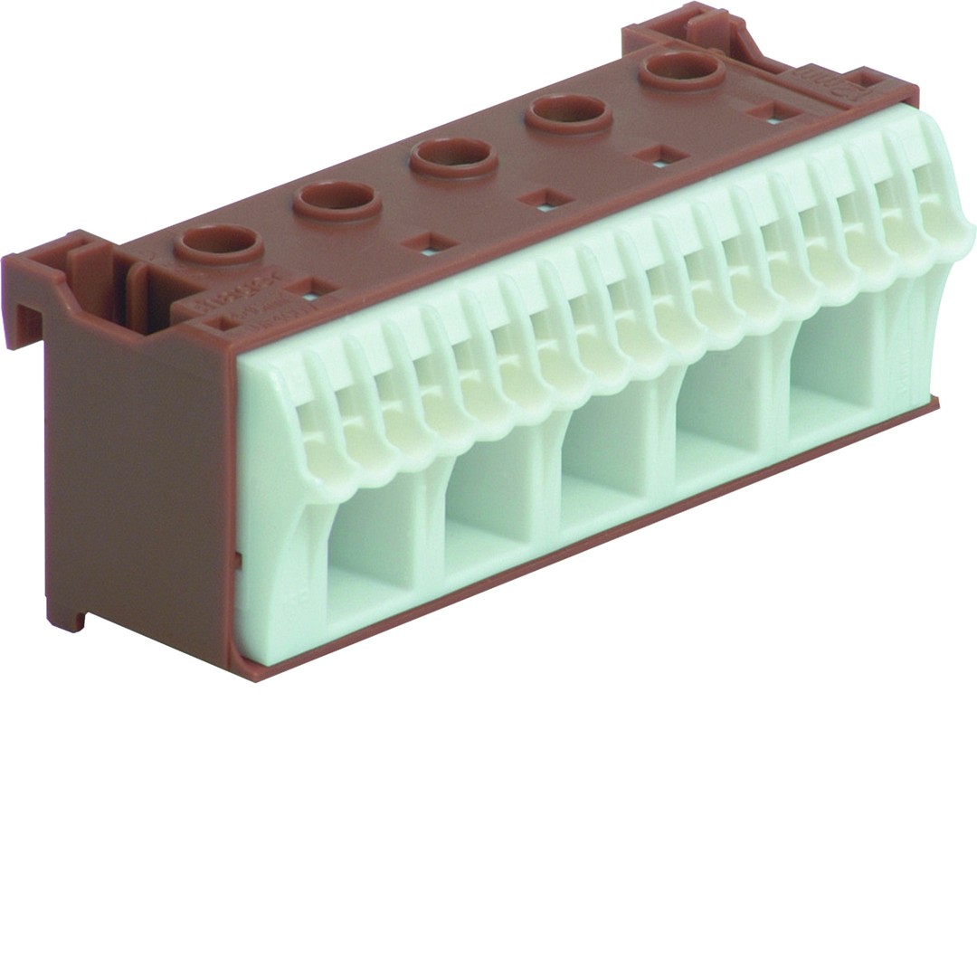 QC terminal P, 22 kohta, 63A (17×1-4mm²) + (5×4-16mm²)