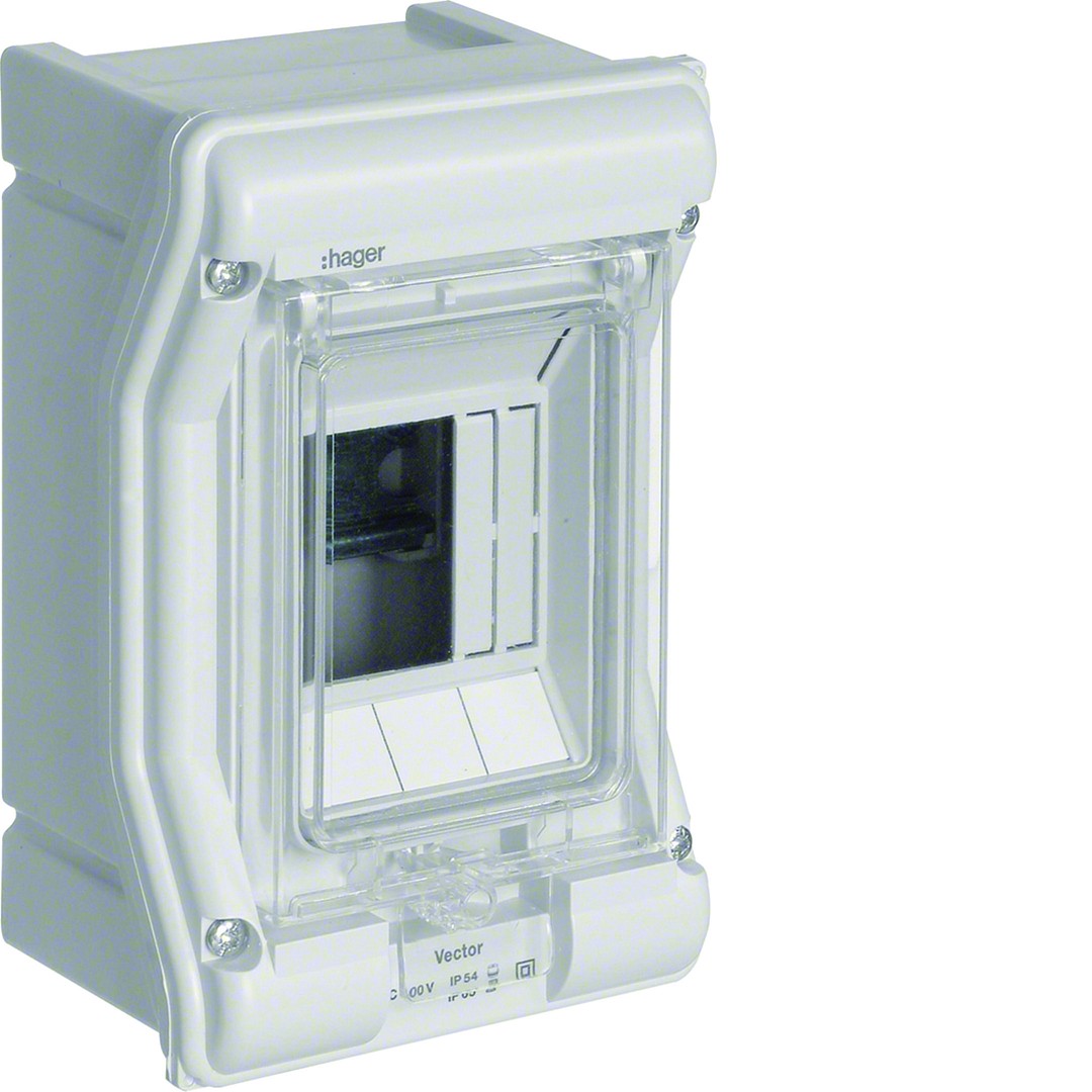 Moodulkilp Vector, pinnap., 1×3 moodulit, PE/N, IP65