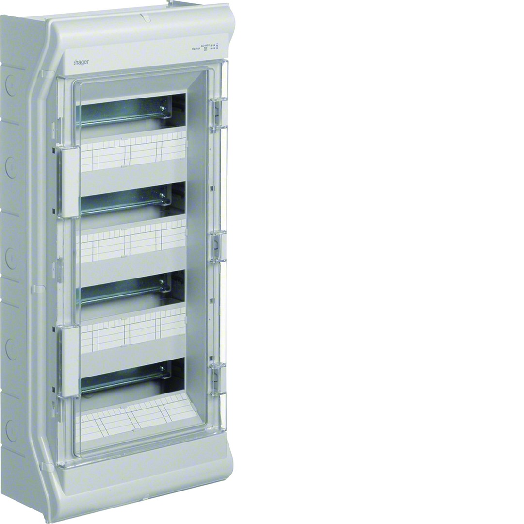 Moodulkilp Vector, pinnap., 4×12 moodulit, PE/N, IP65