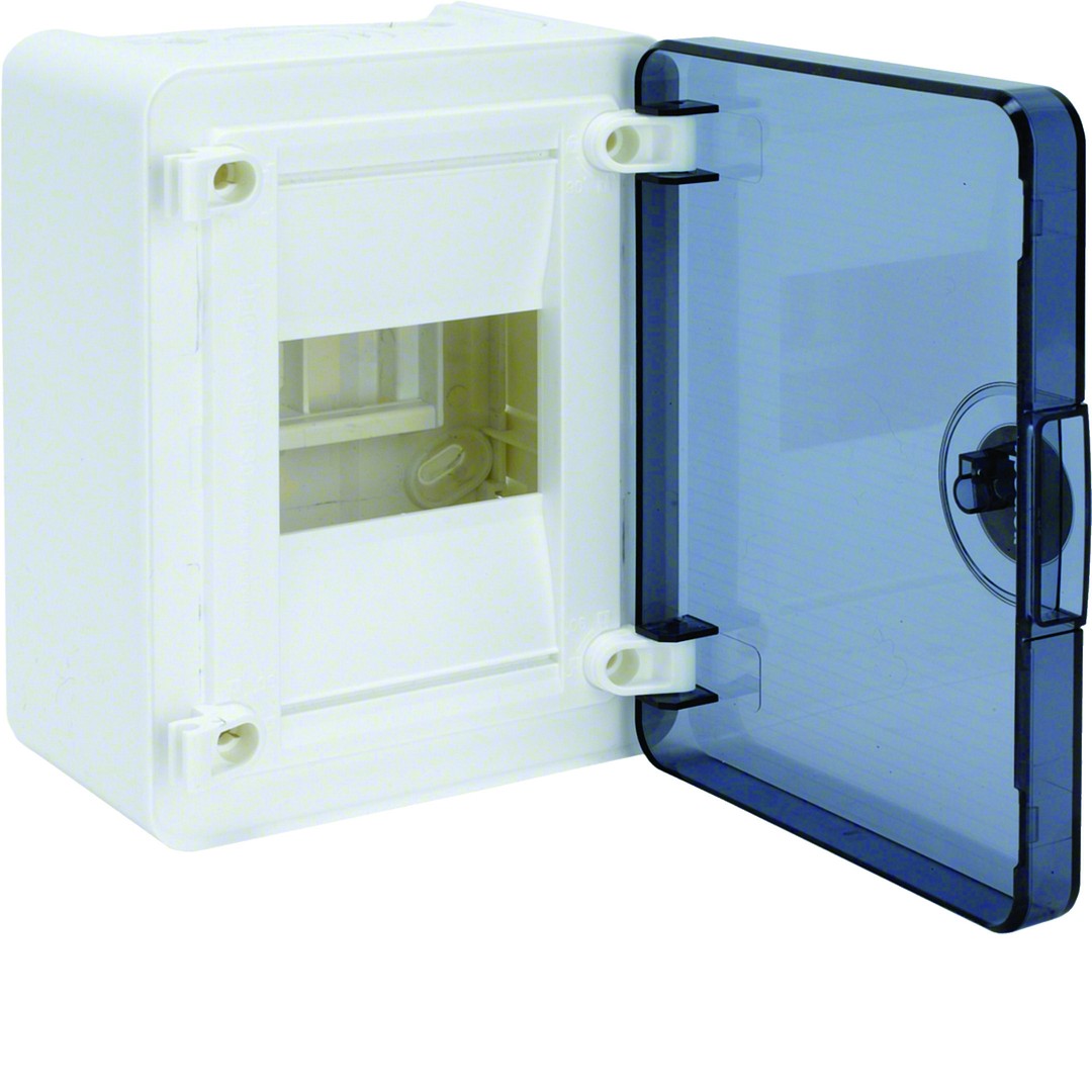 Moodulkilp Golf, pinnap., 1×4 moodulit, 63A, IP40, läbipaistev uks