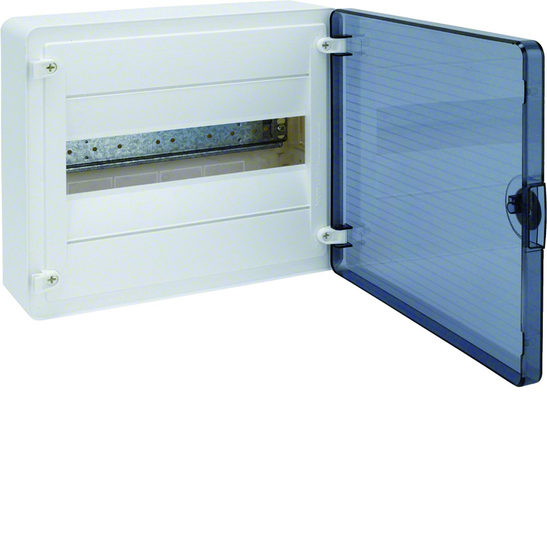 Moodulkilp Golf, pinnap., 1×12 moodulit, 63A, IP40, läbipaistev uks