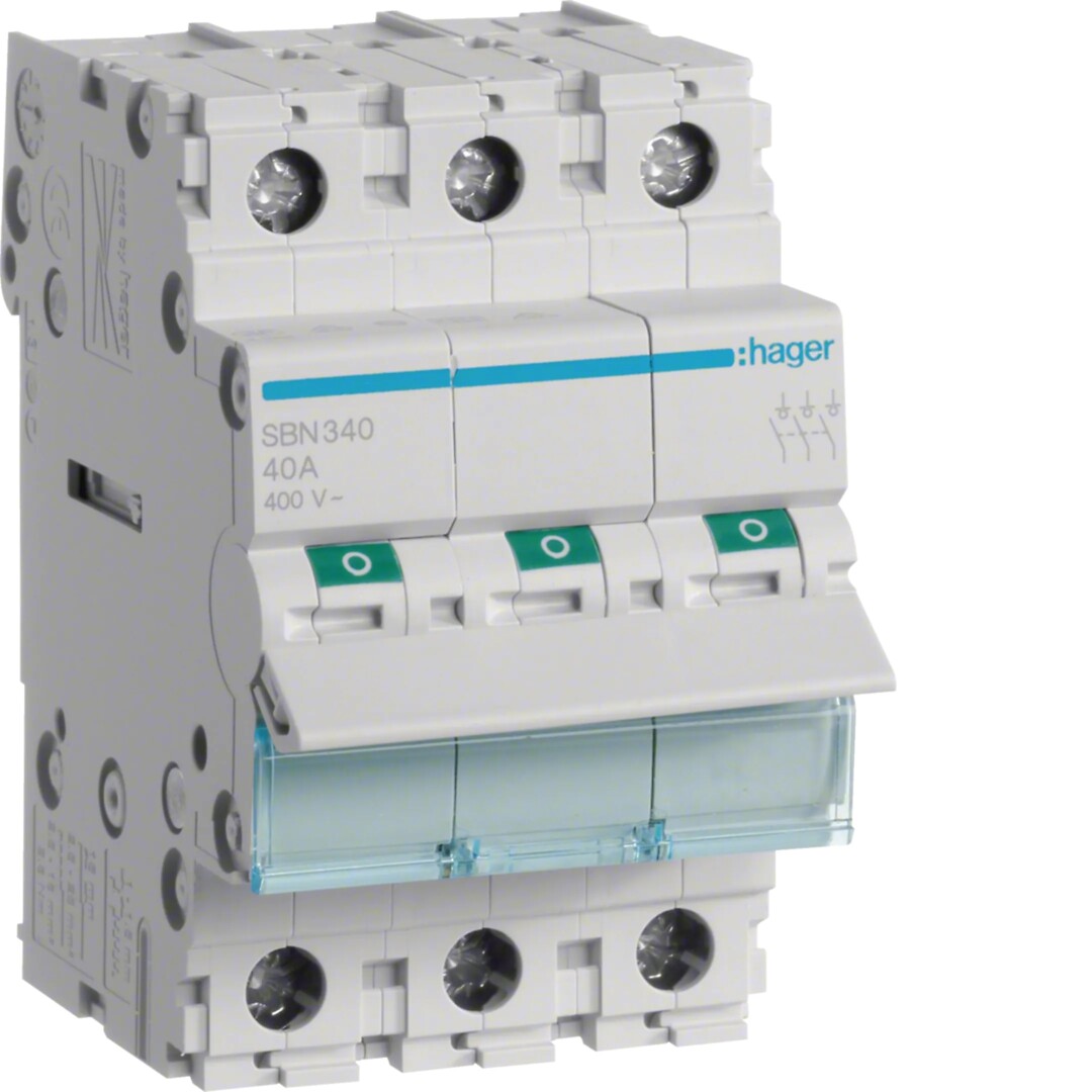 Moodullüliti 3P, 40A, 400VAC, 3 moodulit (25/16mm²)