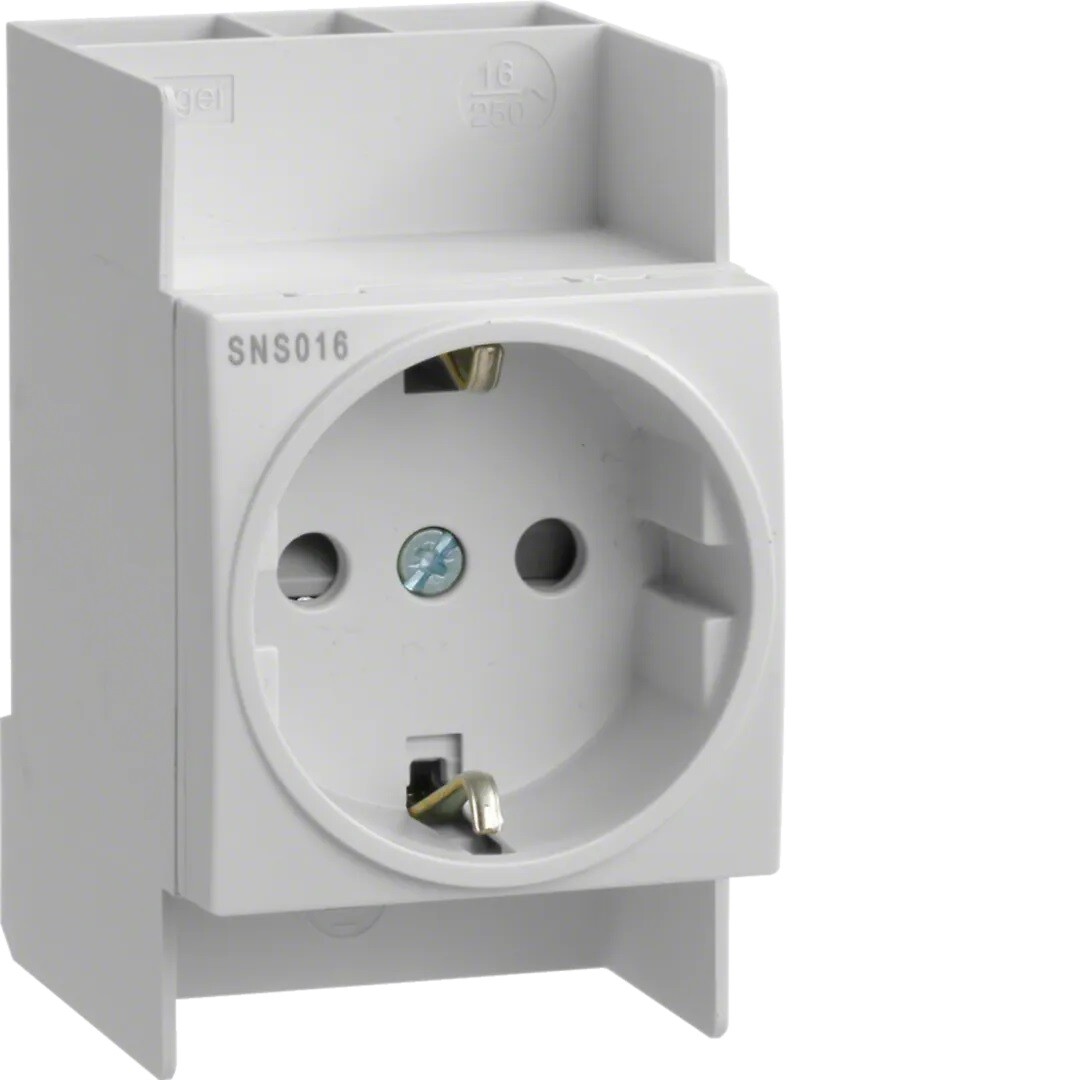 Pistikupesa DIN-liistule, 16A, 250V, QuickConnect