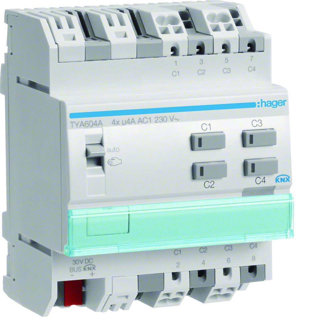 Dvejetainiai išvesties moduliai KNX