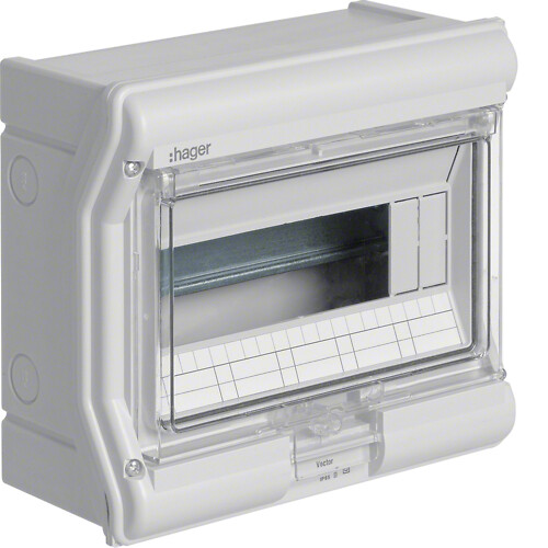Paskirstymo skydas, IP65, 1×10 mod., Vector