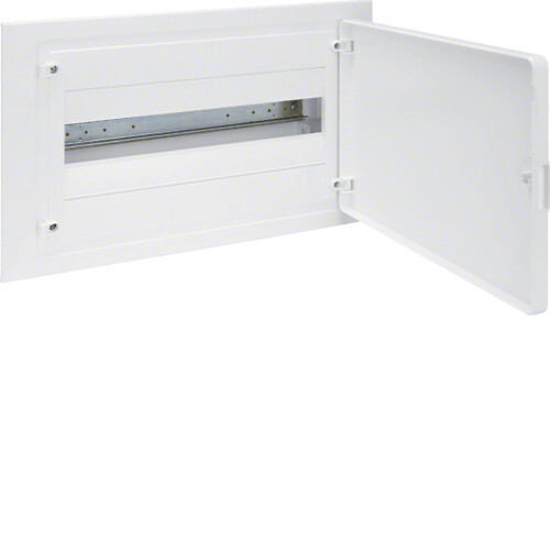 Įleidžiamas plastikinis skydas su baltomis durelėmis, IP40, 1×18, Golf