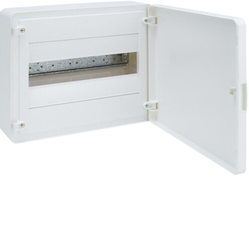 Virštinkinis plastikinis skydelis su baltomis durelėmis, IP40, 1×12, Golf