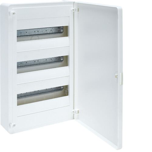 Virštinkinis plastikinis skydelis su baltomis durelėmis, IP40, 3×12, Golf