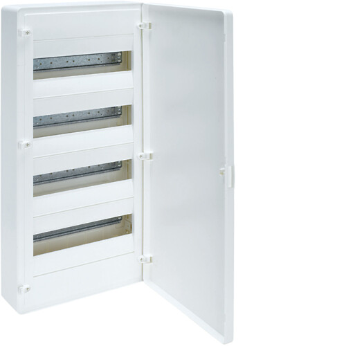 Virštinkinis plastikinis skydelis su baltomis durelėmis, IP40, 4×12, Golf