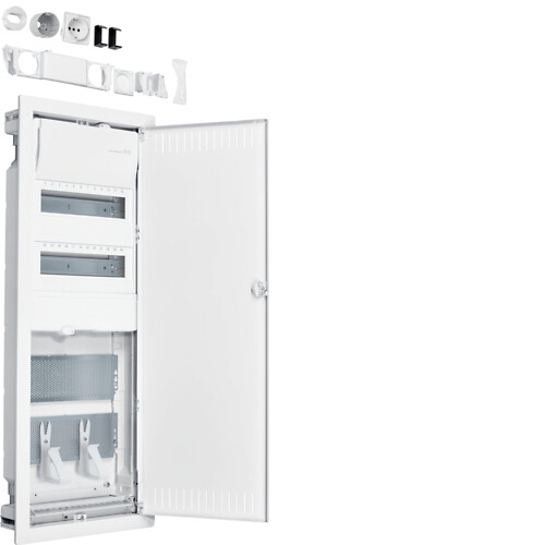 Skydelis su plieno perforuotomis durimis, 2 mod., +2mm, IP30, Volta Hybrid