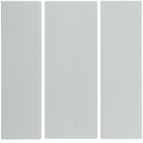 Klavišas 3-jų klavišų jungikliui, Berker S1/B3/B7, baltas blizgus