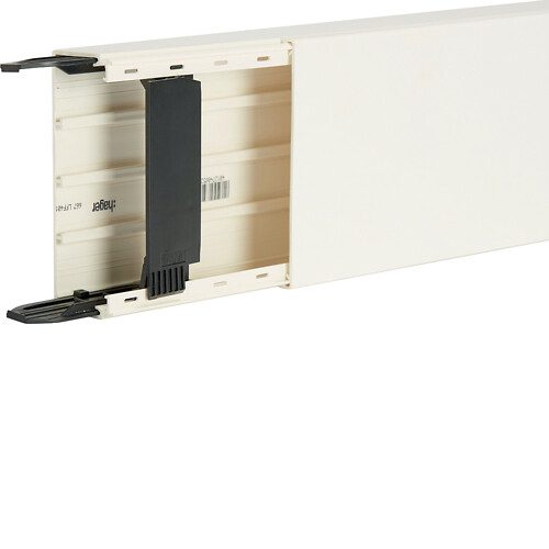 Kanalas su dangčiu, 40×110 mm, RAL9010