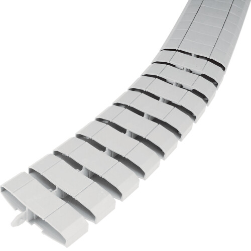 Grindinis slankstelinis kanalas 20×83 mm, pilkas RAL7035