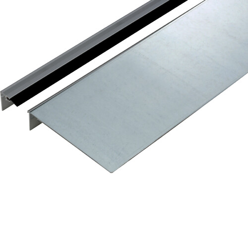 Kanalo BKB dangtis su šepetėliu ir LED juostele, 250x85mm, lakštinis plienas