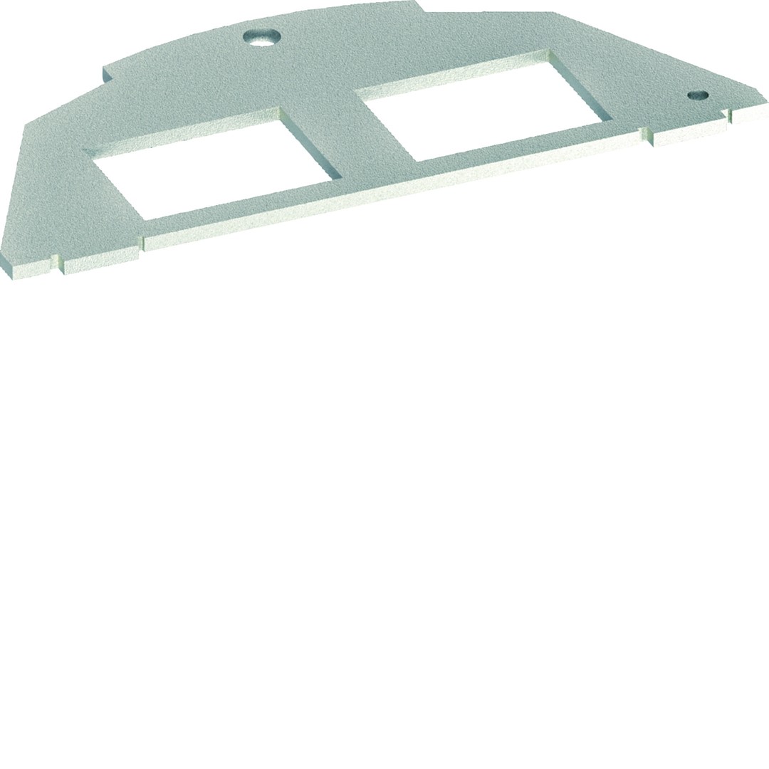 Montavimo plokštė Large Keystone, tipas 05, 20,1×14,8, dviejų lizdų
