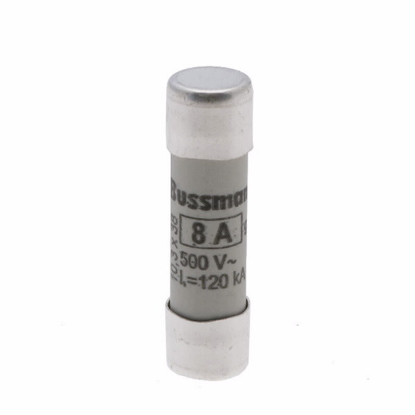 Cilindrinis saugiklis, 10×38 mm, 8A, gG, 500V, AC tipas