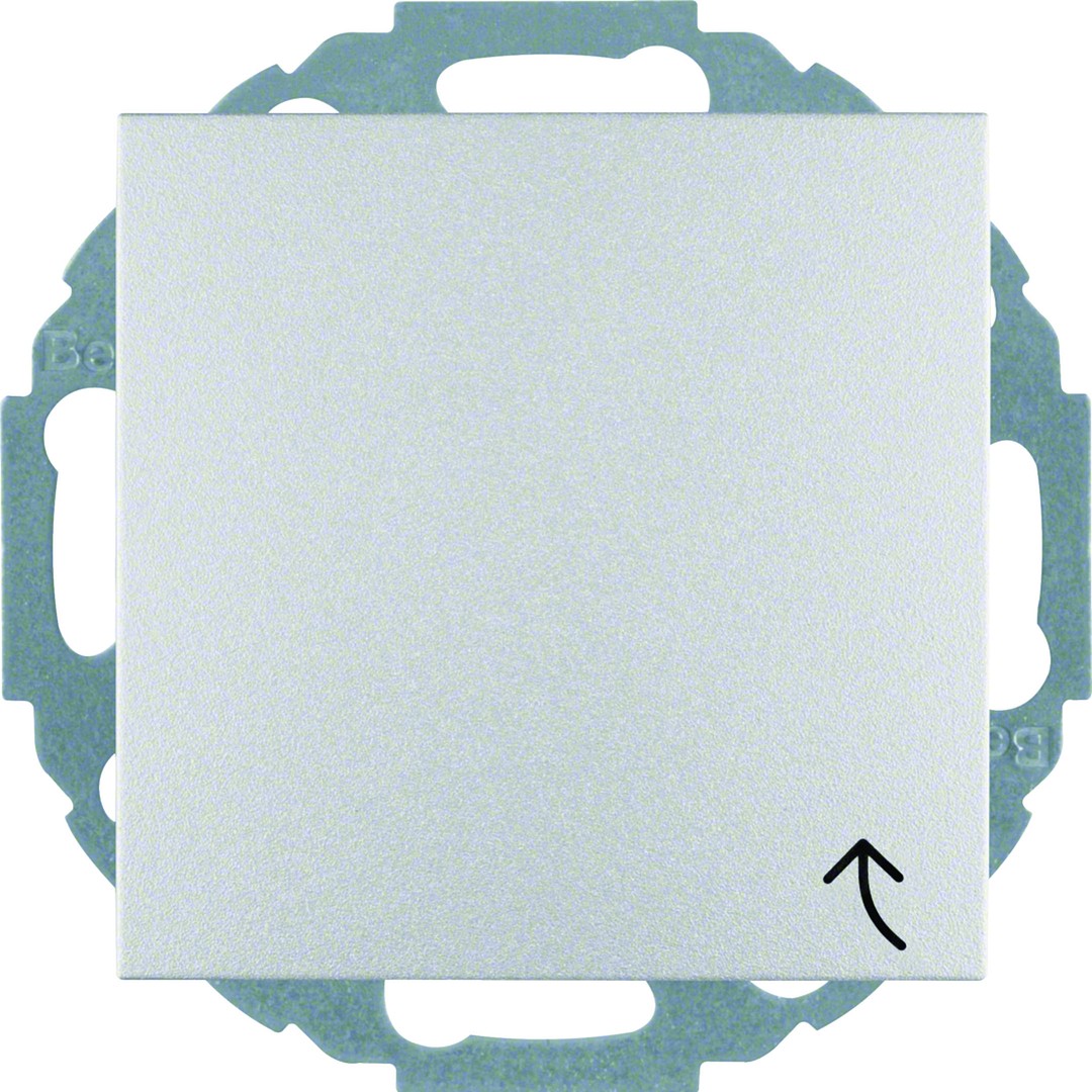 Schuko lizdas QC „Safety Plus“su dangteliu 45˚ Berker S1/B3/B7,mat. aliuminis