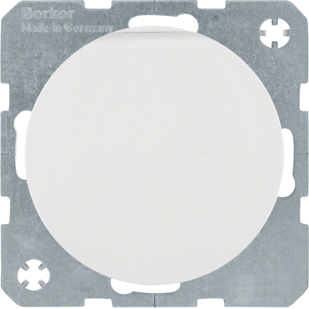 Schuko lizdas  QC „Safety Plus“su dangteliu IP44 Berker R1/R3/R8 baltas blizgus