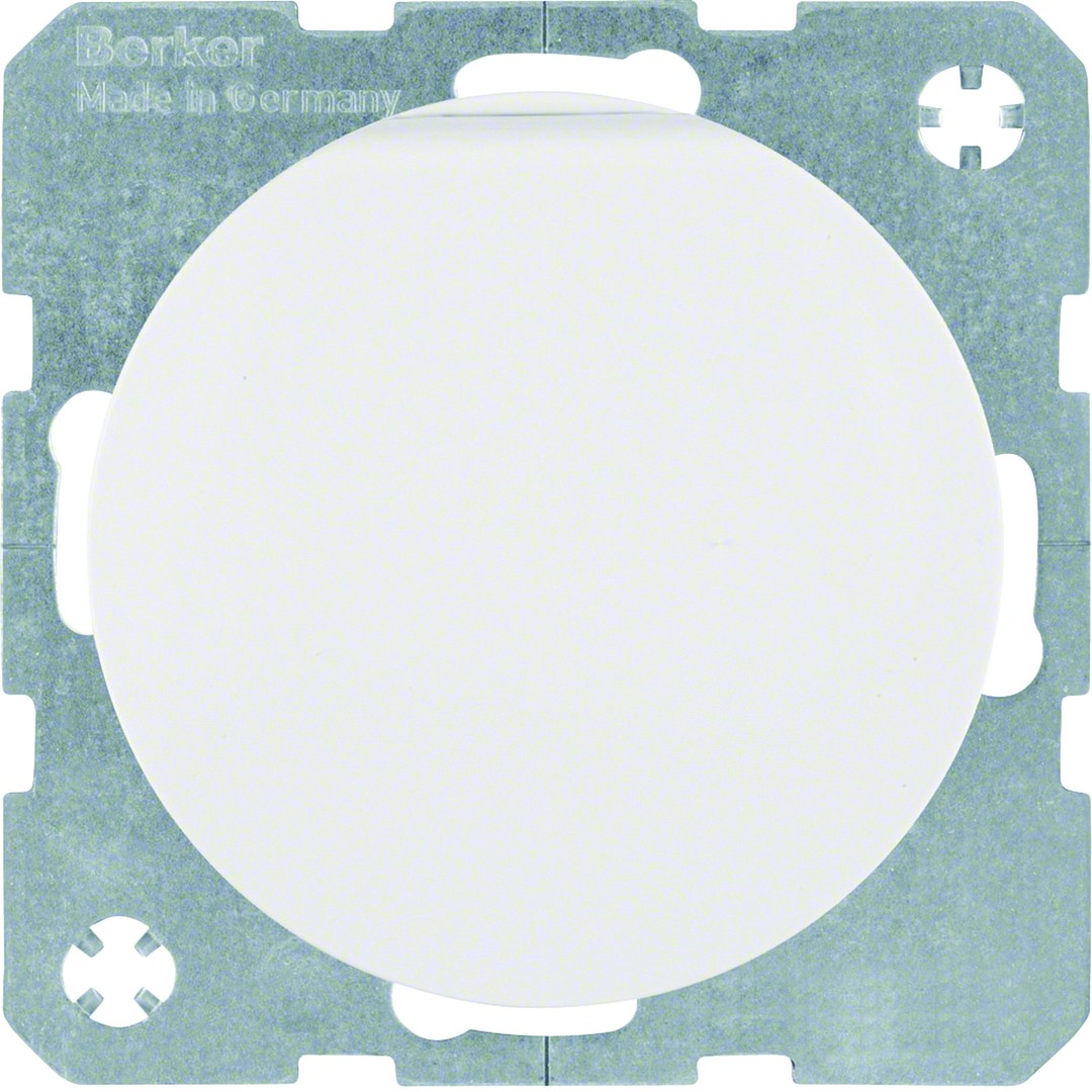 Schuko lizdas  QC „Safety Plus“su dangteliu IP44 Berker R1/R3/R8 baltas blizgus