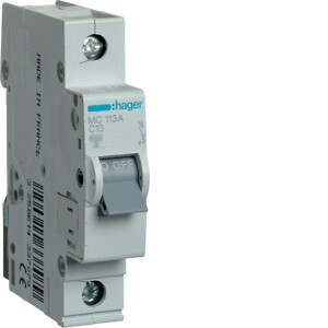 Automatinis jungiklis, 1P, C-13A, 6kA, 1 modulis