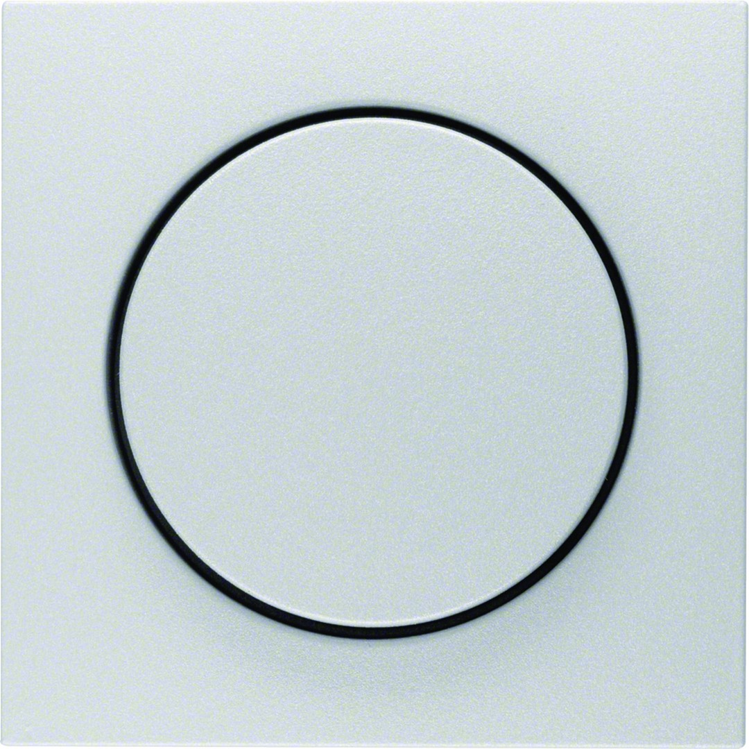 Centrinė plokštė rotaciniam dimerio mechanizmui Berker S1/B3/B7, aliuminė matinė
