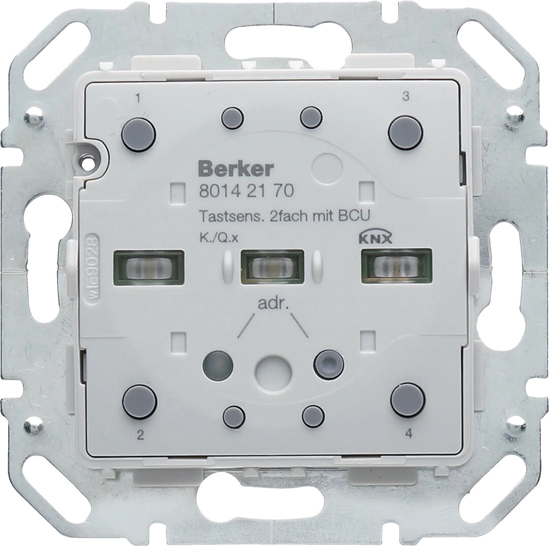 Jungiklis, 2-jų grupių, Berker K.x/Q.x, KNX