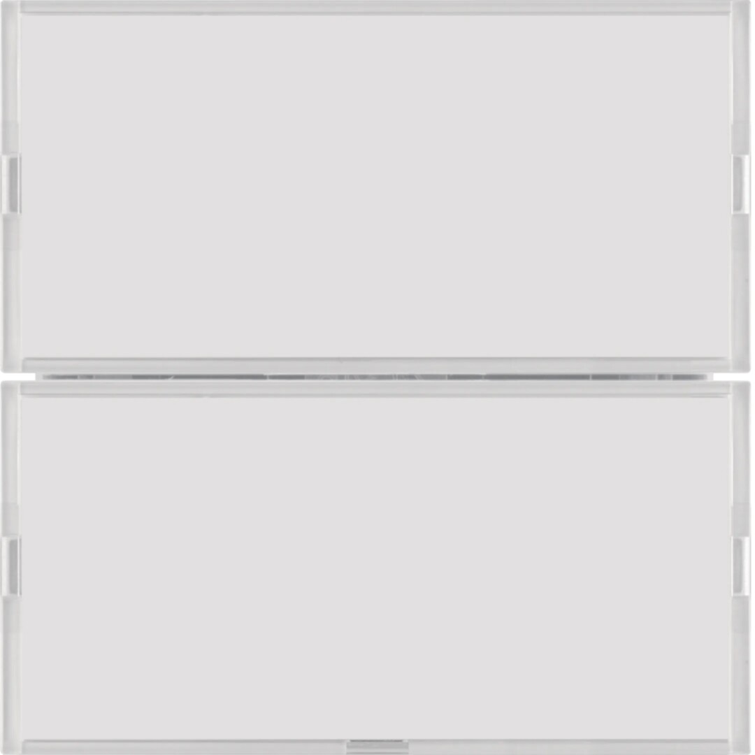 KNX mygtukas, 2 klavišų, Berker S1/B.x, baltas