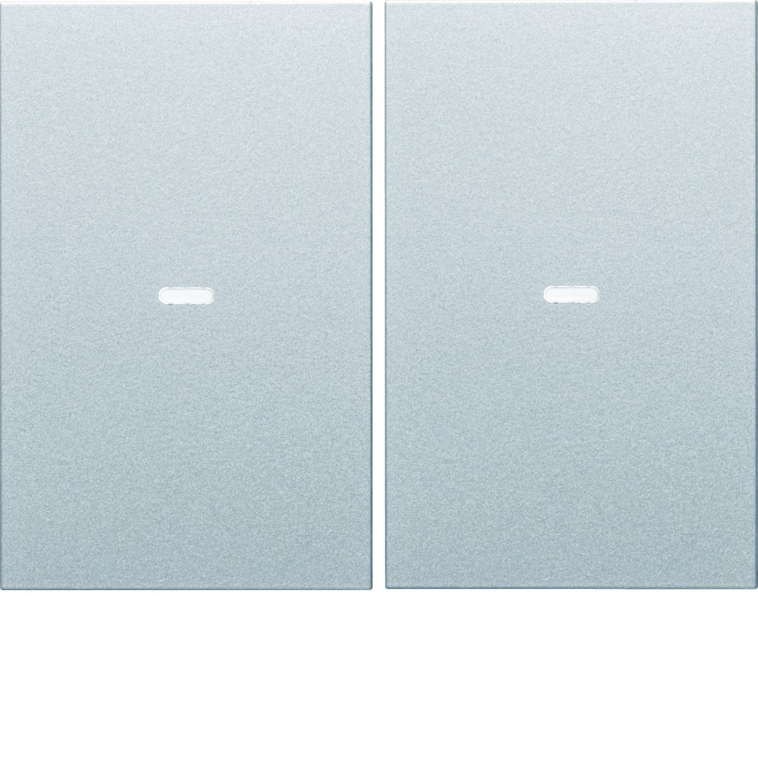 Dangtelis KNX mygtukui, 2-jų klavišų, Berker K1/K5, aliuminis