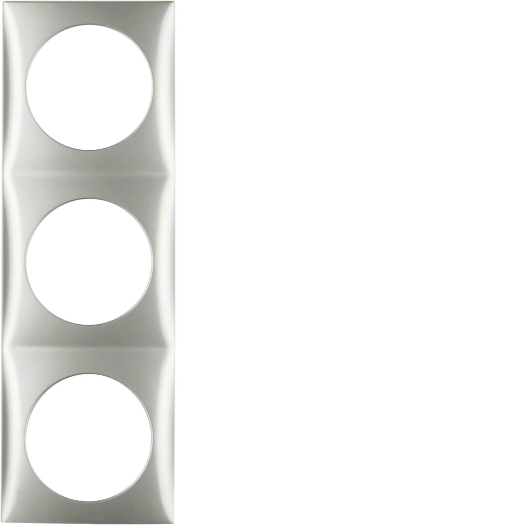 Trivietis rėmelis, Berker Integro Flow, matinis chromas
