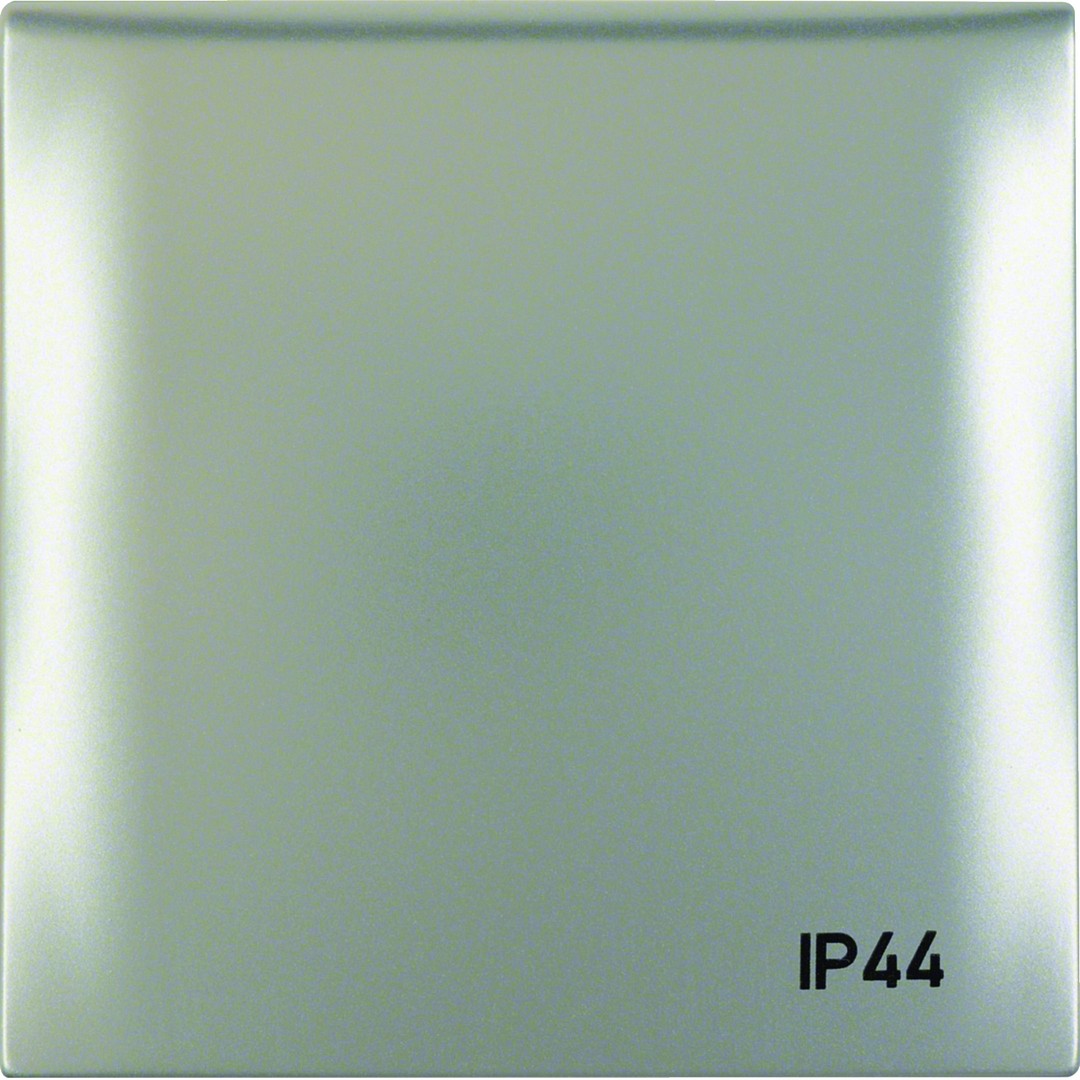 Lizdo dangtelis su simboliu IP44, Berker Integro Flow, chromas matinis