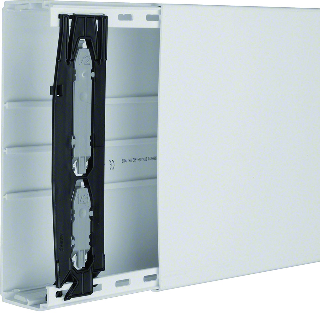 Kanalas PVC su dangčiu, 60×230 mm, šviesiai pilkas, RAL7035