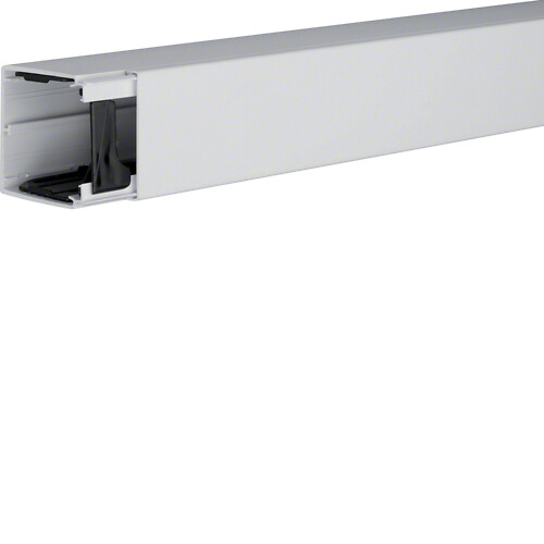 Kanalas PVC su dangčiu, 60×60 mm, šviesiai pilkas, RAL7035