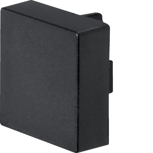 Galinis dangtelis PVC, 15×15 mm, 10 vnt., juodas RAL9011