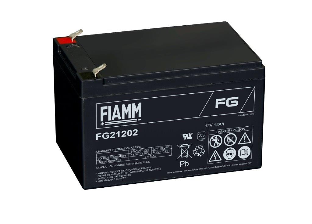 Švino rūgštinė baterija FG21202, 12V 12Ah